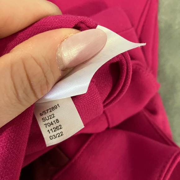 Ann Taylor - 'The Lana Slim Pant' Curvy Fit in Pink - Picture 3 of 3